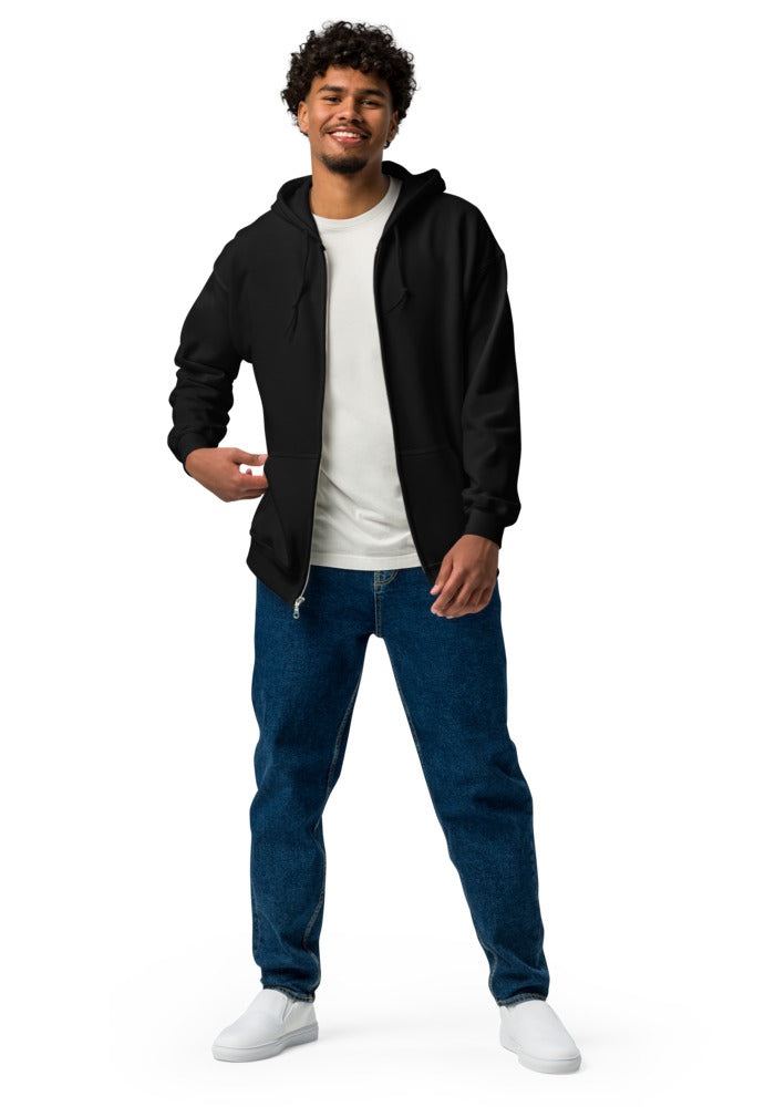 Zip Hoodie - Black