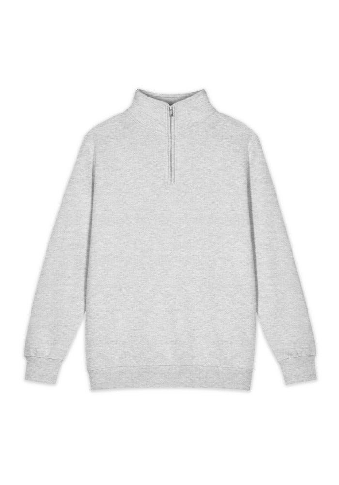 Quarter-Zip - Heather Gray